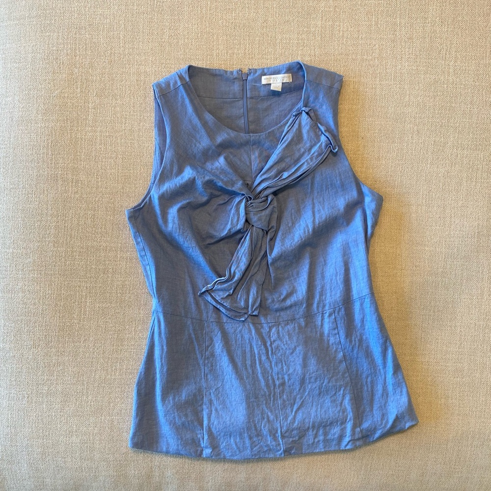 New York & Co blue sleeveless top